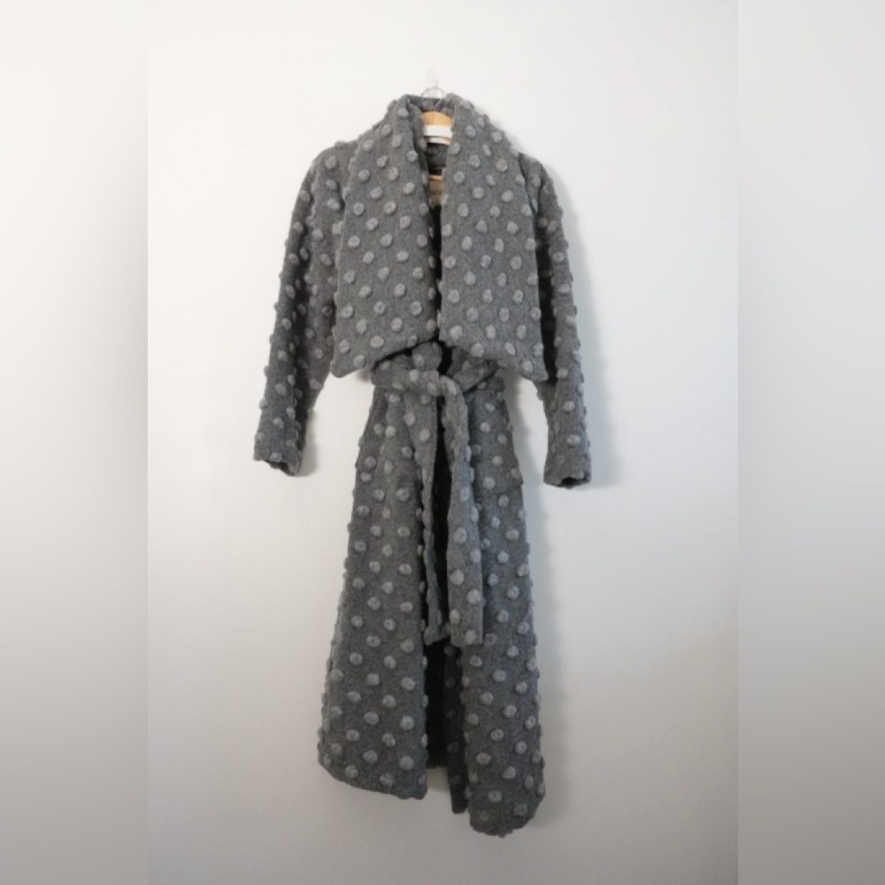 Nidodileda “Shield” Wool Bubble Coat – Grey (Made in Greece)